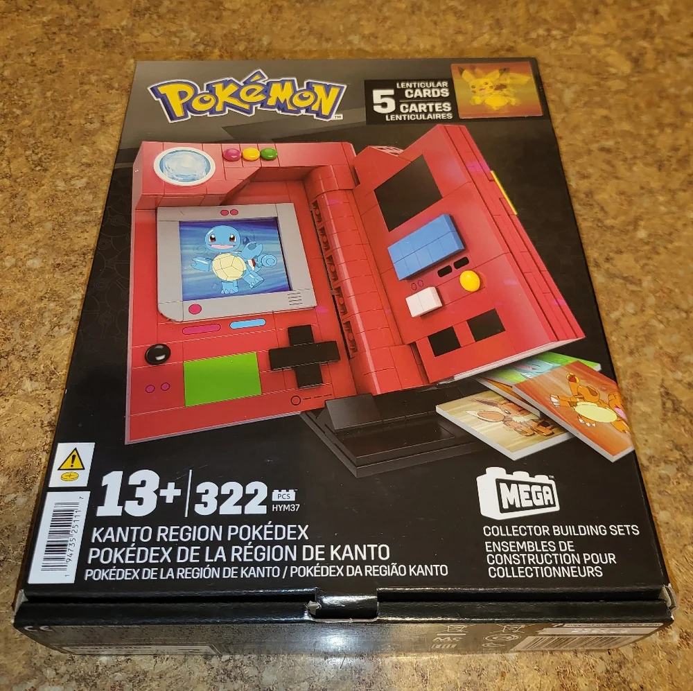 Pokémon Kanto Region Pokédex Building Set